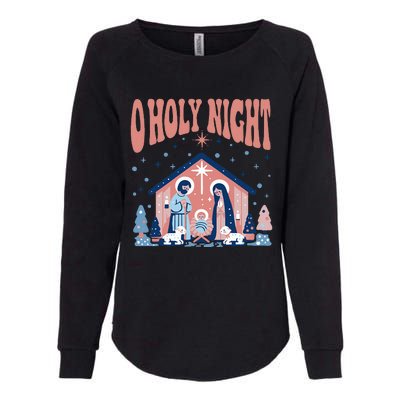 O Holy Night Womens California Wash Sweatshirt