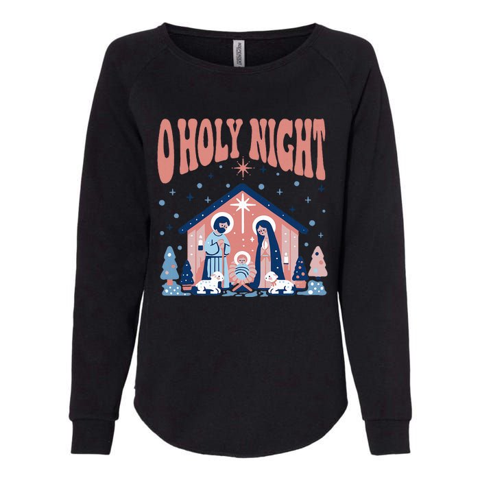 O Holy Night Womens California Wash Sweatshirt