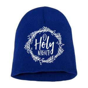 O Holy Nighgift Thrill Of Hope Christmas Pastor Church Gift Short Acrylic Beanie