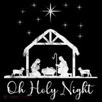 Oh Holy Night Jesus Stable In Bethlehem Sustainable Bucket Hat