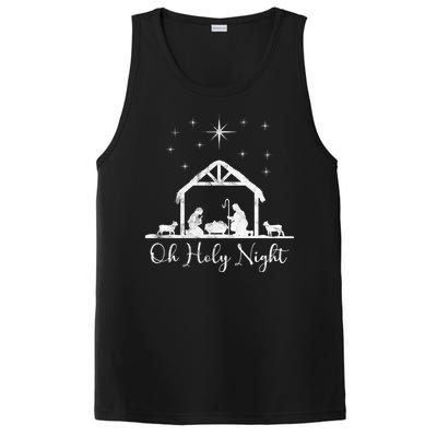 Oh Holy Night Jesus Stable In Bethlehem PosiCharge Competitor Tank