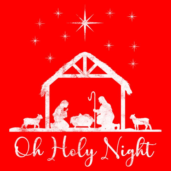 Oh Holy Night Jesus Stable In Bethlehem Doggie Tank
