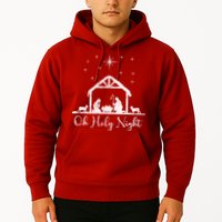 Oh Holy Night Jesus Stable In Bethlehem Hoodie