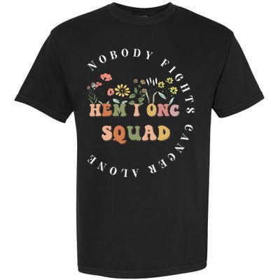 Oncology Hematology Nurse Squad Tee Pediatric HemOnc Doctor Garment-Dyed Heavyweight T-Shirt