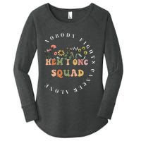 Oncology Hematology Nurse Squad Tee Pediatric HemOnc Doctor Women's Perfect Tri Tunic Long Sleeve Shirt