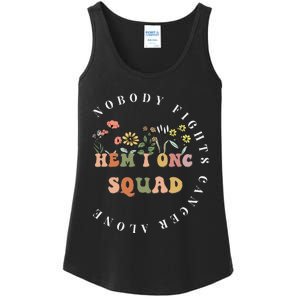 Oncology Hematology Nurse Squad Tee Pediatric HemOnc Doctor Ladies Essential Tank