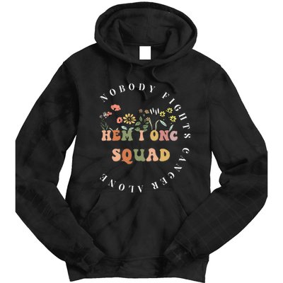 Oncology Hematology Nurse Squad Tee Pediatric HemOnc Doctor Tie Dye Hoodie