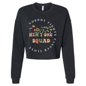 Oncology Hematology Nurse Squad Tee Pediatric HemOnc Doctor Cropped Pullover Crew