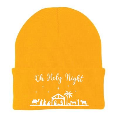 Oh Holy Night  Jesus Is The Reason For The Season Christmas  Knit Cap Winter Beanie