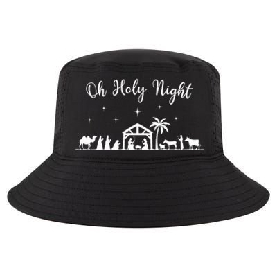 Oh Holy Night  Jesus Is The Reason For The Season Christmas  Cool Comfort Performance Bucket Hat