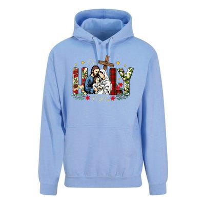 Oh Holly Night Christian True Story Jesus Christmas Unisex Surf Hoodie