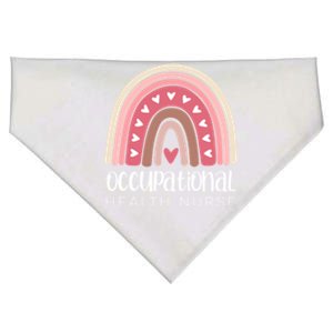 Occupational Health Nurse Rainbow Nursing Workplace Safety Cool Gift USA-Made Doggie Bandana