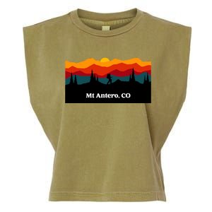 Outdoor Hiking Nature Mt Antero, CO National Park Trekking Garment-Dyed Women's Muscle Tee