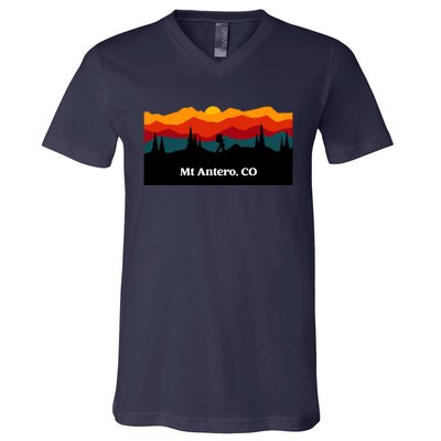 Outdoor Hiking Nature Mt Antero, CO National Park Trekking V-Neck T-Shirt