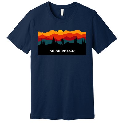 Outdoor Hiking Nature Mt Antero, CO National Park Trekking Premium T-Shirt