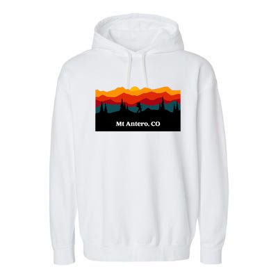 Outdoor Hiking Nature Mt Antero, CO National Park Trekking Garment-Dyed Fleece Hoodie