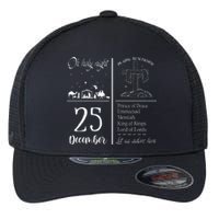 Oh Holy Night Let Us Adore Him Christmas Christian Nativity Flexfit Unipanel Trucker Cap