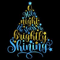 Oh Holy Night The Stars Are Brightly Shining Tree City Backpack