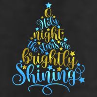 Oh Holy Night The Stars Are Brightly Shining Tree Adult Drive Performance Visor