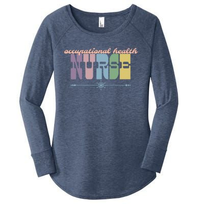 Occupational Health Nurse Gift Nursing Squad Appreciation Gift Women's Perfect Tri Tunic Long Sleeve Shirt