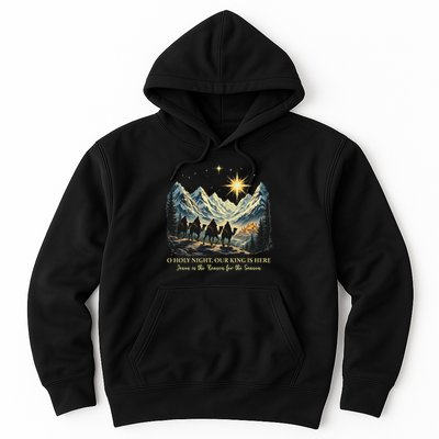 O Holy Night Our King Is Here Jesus Is The Reason Christian Hoodie