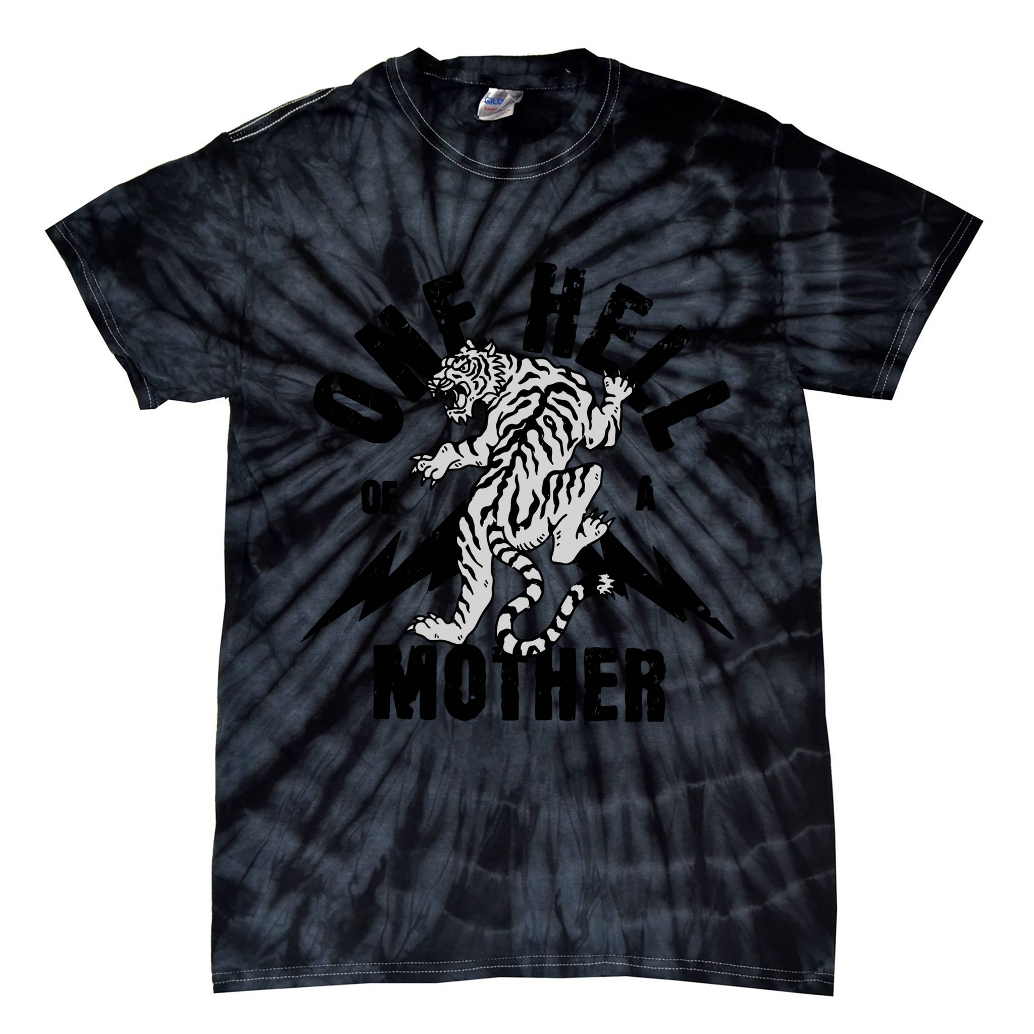 One Hell Of A Mother Vintage Badass Moms Tie-Dye T-Shirt
