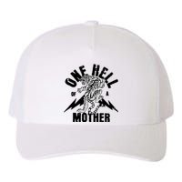 One Hell Of A Mother Vintage Badass Moms Yupoong Adult 5-Panel Trucker Hat