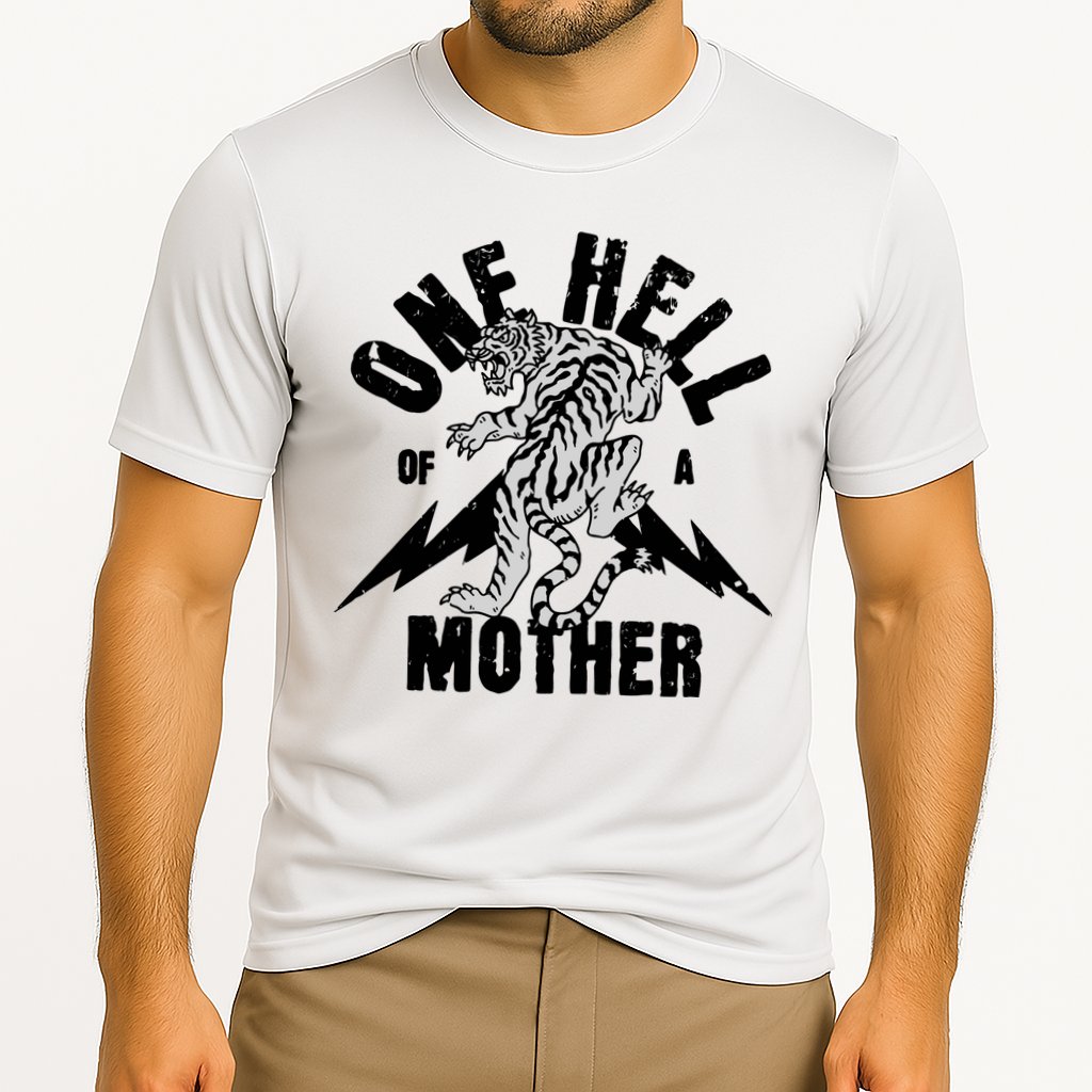 One Hell Of A Mother Vintage Badass Moms Cooling Performance Crew T-Shirt