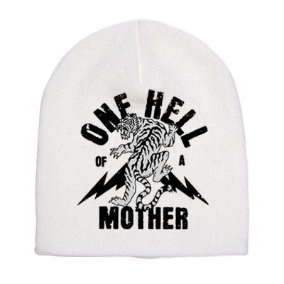 One Hell Of A Mother Vintage Badass Moms Short Acrylic Beanie