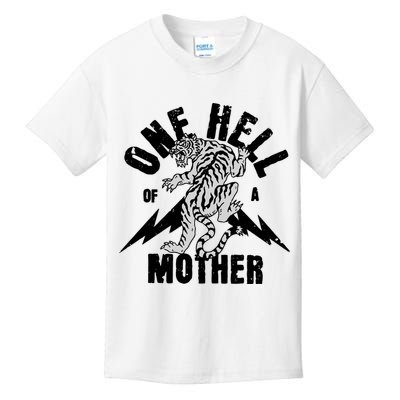 One Hell Of A Mother Vintage Badass Moms Kids T-Shirt
