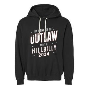 Outlaw Hillbilly Garment-Dyed Fleece Hoodie