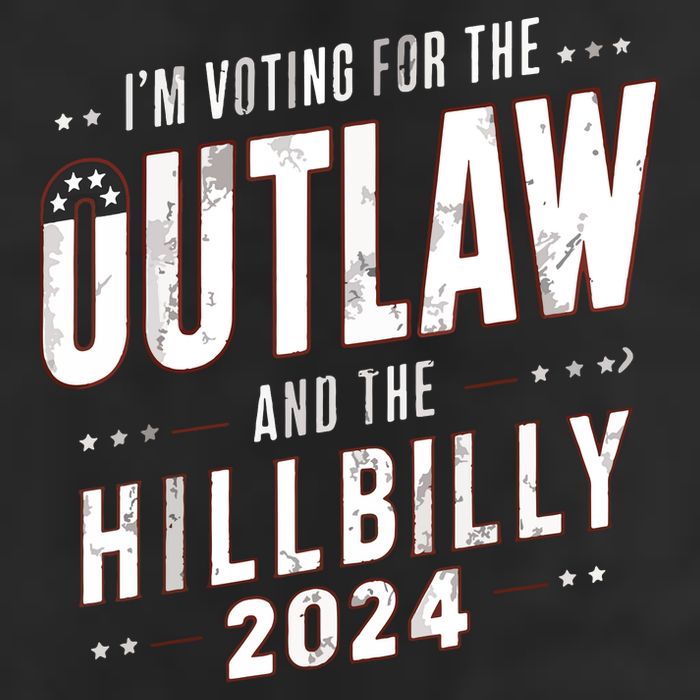 Outlaw Hillbilly 7 Panel Mesh Trucker Snapback Hat