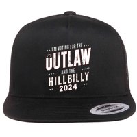 Outlaw Hillbilly Flat Bill Trucker Hat