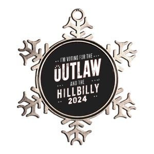 Outlaw Hillbilly Metallic Star Ornament