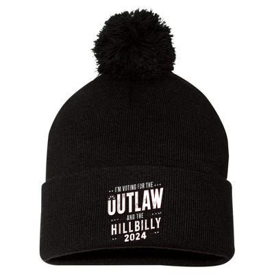Outlaw Hillbilly Pom Pom 12in Knit Beanie