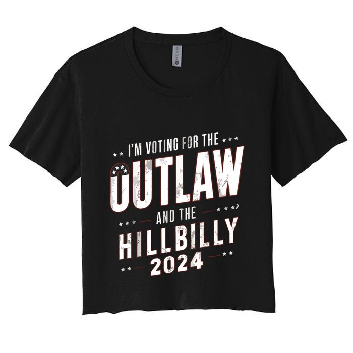 Outlaw Hillbilly Women's Crop Top Tee