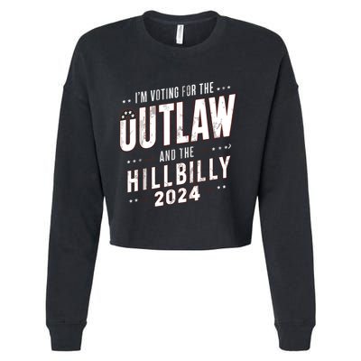 Outlaw Hillbilly Cropped Pullover Crew