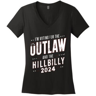 Outlaw Hillbilly Women's V-Neck T-Shirt