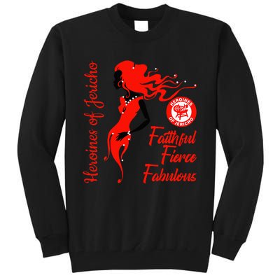 Oes Heroines Of Jericho Faithful Fabulous Thanksgiving Tall Sweatshirt