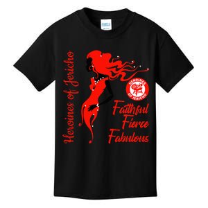 Oes Heroines Of Jericho Faithful Fabulous Thanksgiving Kids T-Shirt