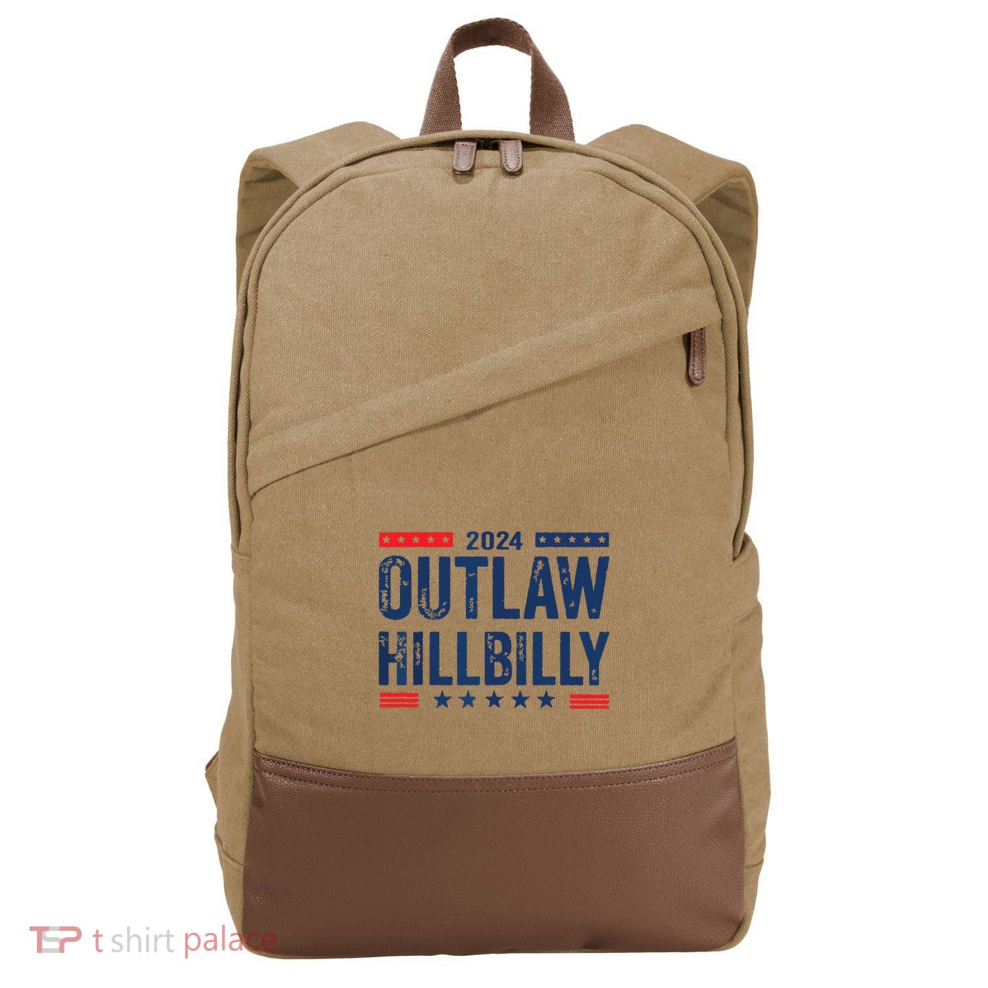 Outlaw Hillbilly Cotton Canvas Backpack