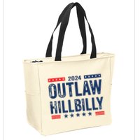 Outlaw Hillbilly Zip Tote Bag
