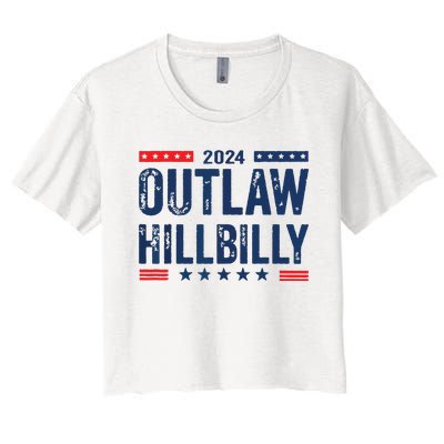 Outlaw Hillbilly Women's Crop Top Tee