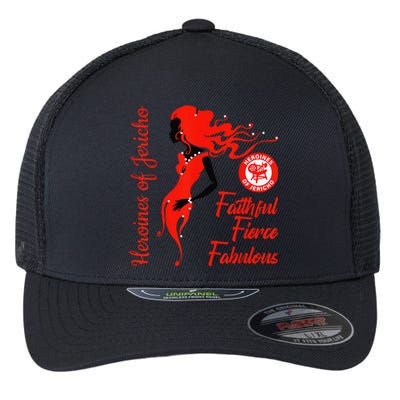 OES Heroines Of Jericho Faithful Fabulous Thanksgiving Flexfit Unipanel Trucker Cap