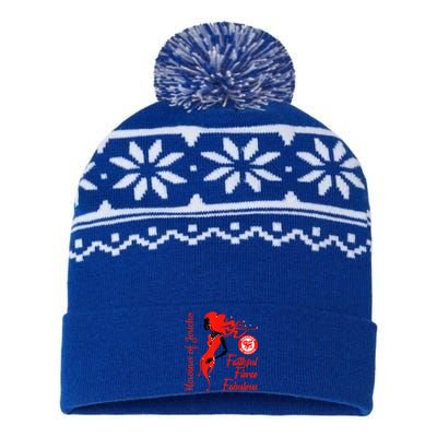 OES Heroines Of Jericho Faithful Fabulous Thanksgiving USA-Made Snowflake Beanie