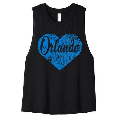 Orlando Heart Women's Racerback Cropped Tank