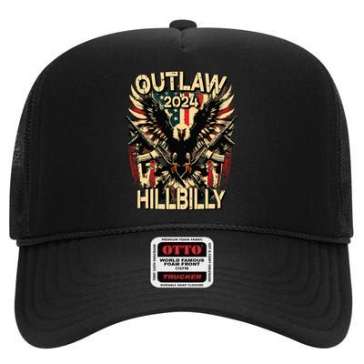 Outlaw Hillbilly High Crown Mesh Back Trucker Hat