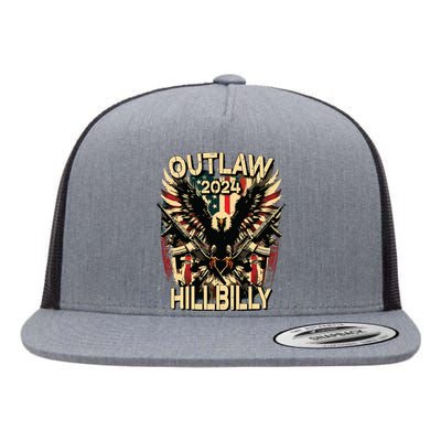 Outlaw Hillbilly Flat Bill Trucker Hat