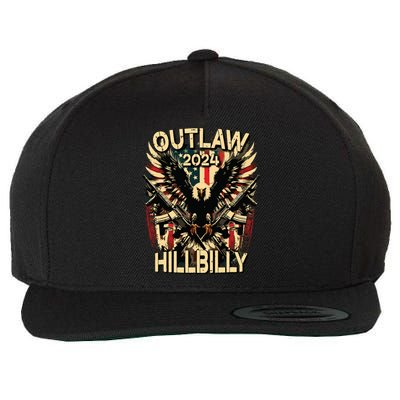 Outlaw Hillbilly Wool Snapback Cap