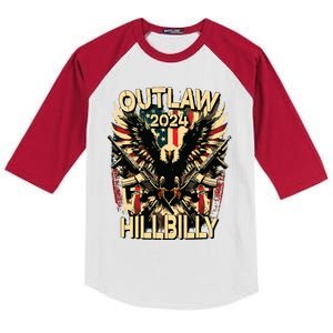 Outlaw Hillbilly Kids Colorblock Raglan Jersey